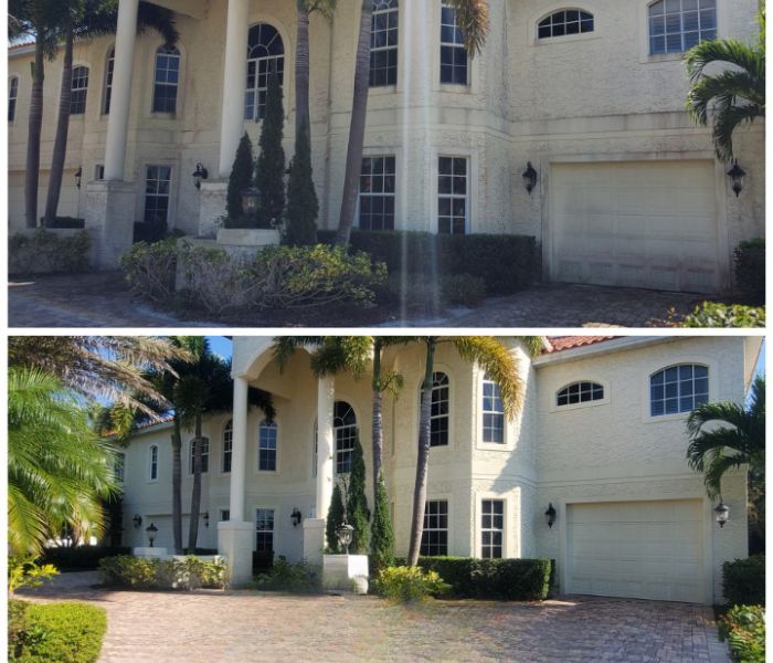 House exterior after ProClean washing