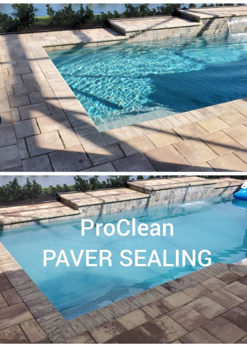Clean pool deck and pavers